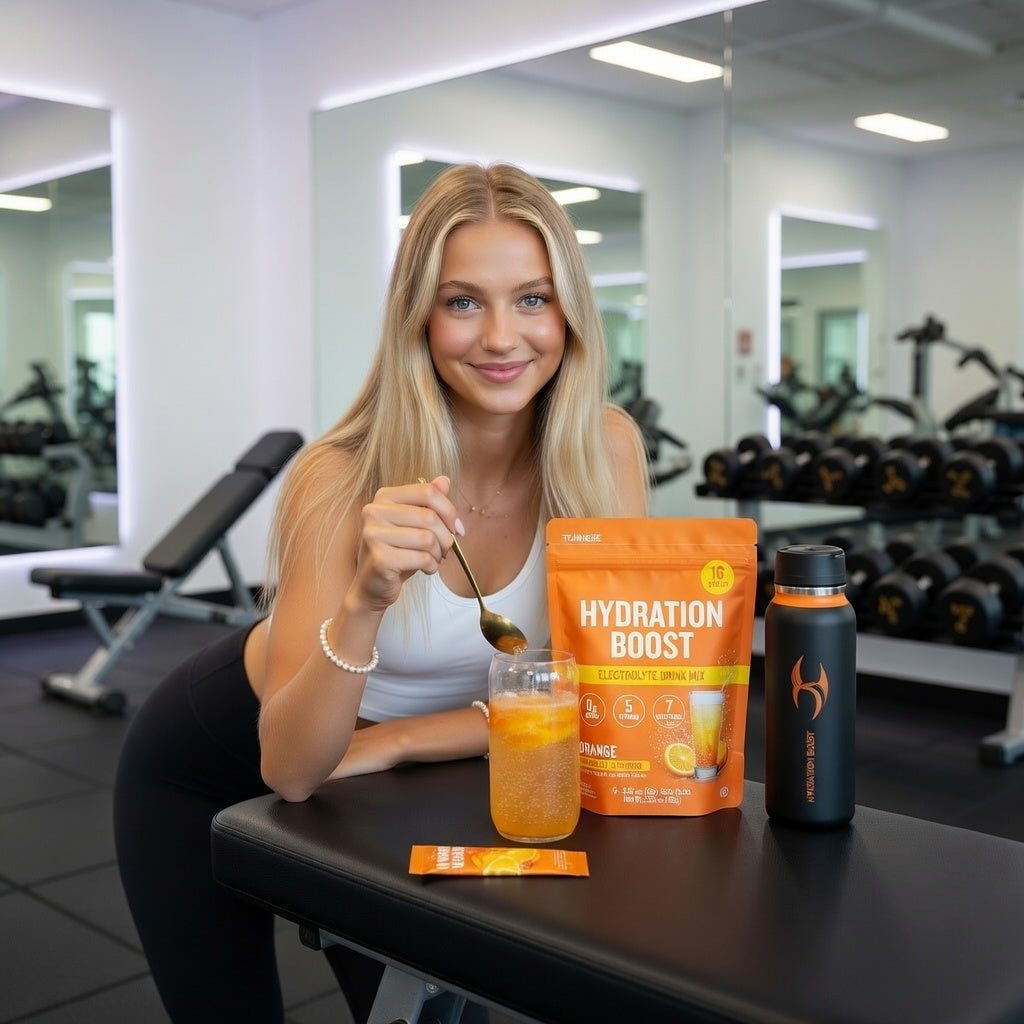 Electrolytes sachet hydratation aux fruits