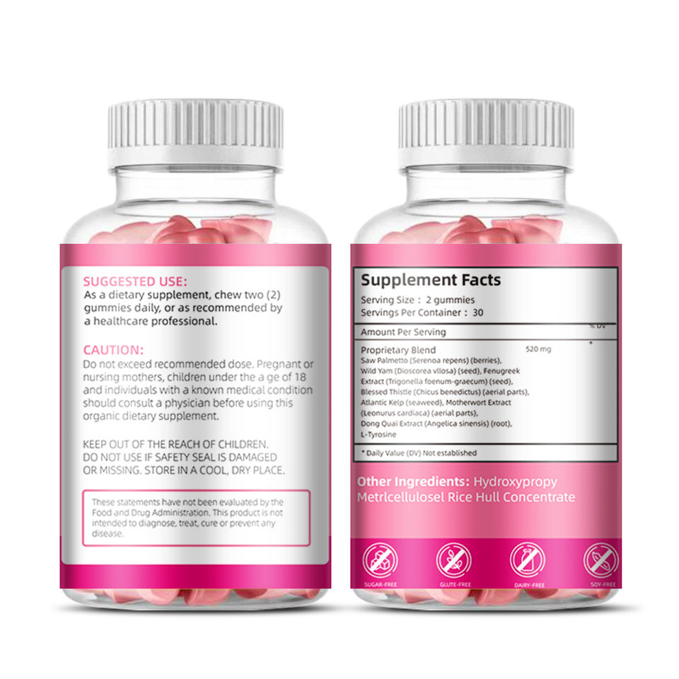 Gummies pour Hanches et Fessiers